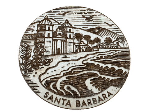 Santa Barbara Ornament