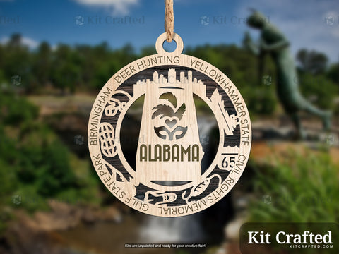 Alabama State Ornament