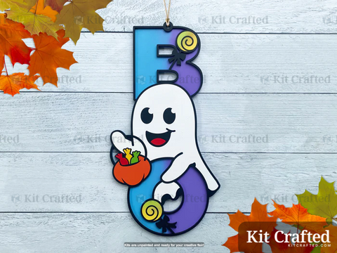 Trick or Treat Ghost - Halloween Boo Sign