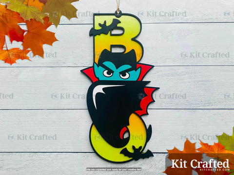 Dracula - Halloween Boo Sign