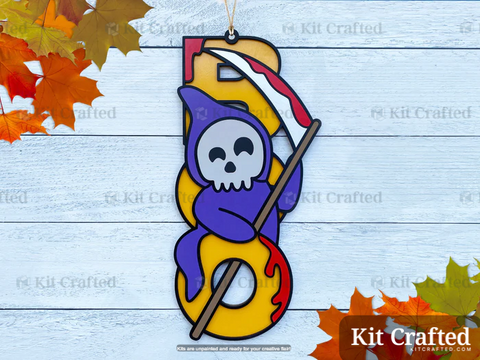 Grim Reaper - Halloween Boo Sign