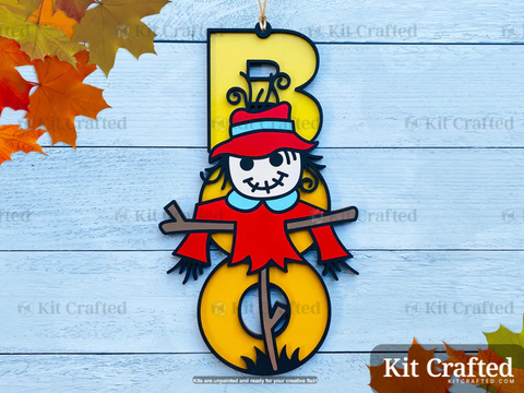 Boo Sign - Scarecrow - Halloween