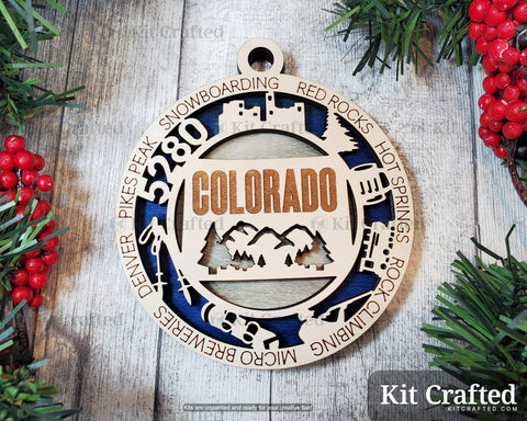 Colorado State Ornament