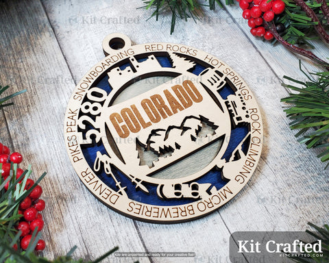 Colorado State Ornament