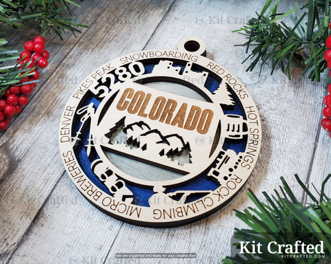 Colorado State Ornament