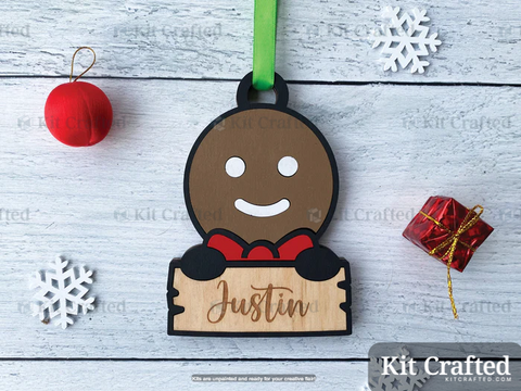 Gingerbread Man Gift Tag