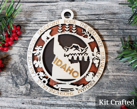 Idaho State Ornament