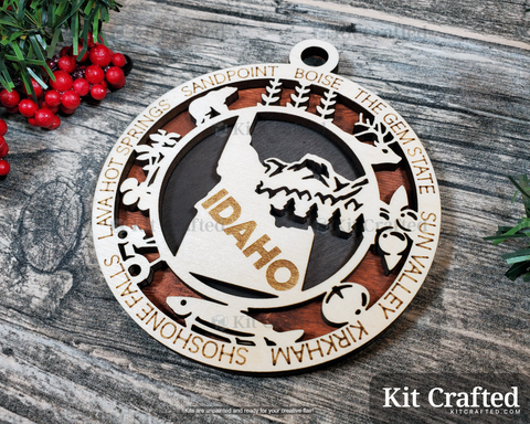 Idaho State Ornament