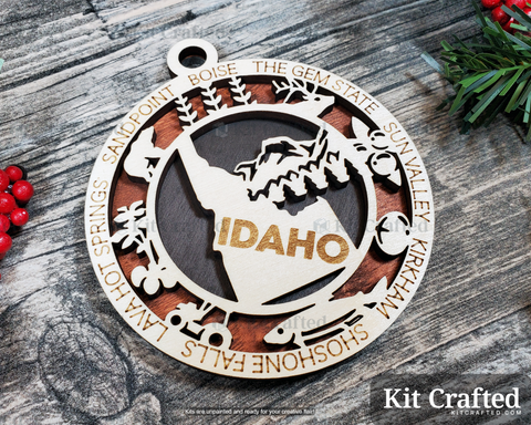 Idaho State Ornament