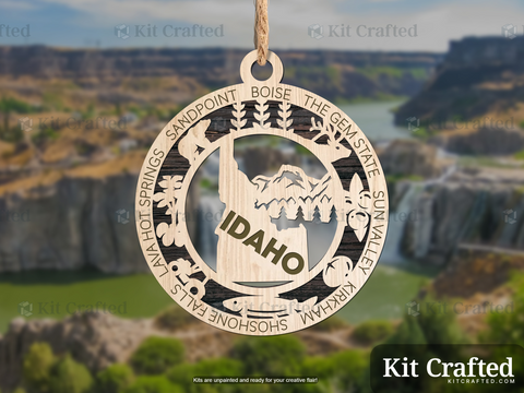 Idaho State Ornament