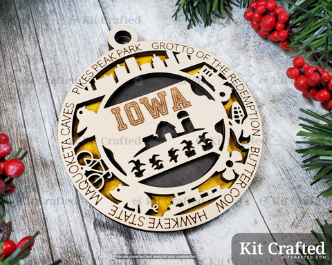 Iowa State Ornament