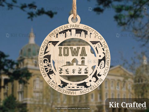 Iowa State Ornament