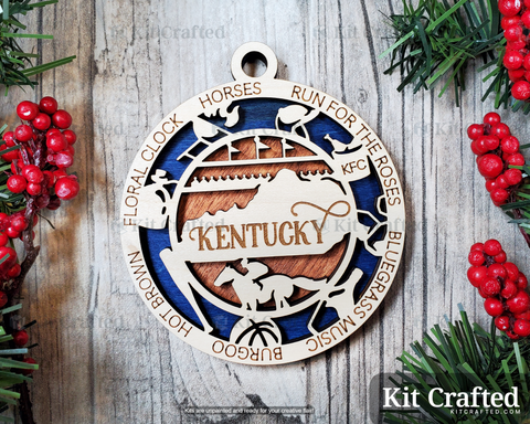 Kentucky State Ornament