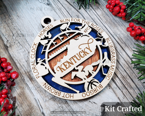 Kentucky State Ornament