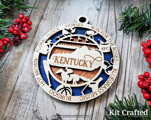 Kentucky State Ornament