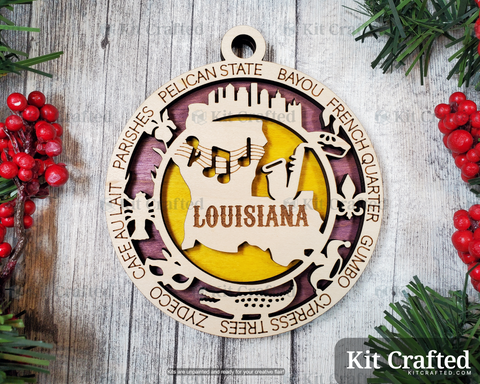 Louisiana State Ornament