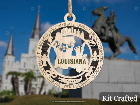 Louisiana State Ornament