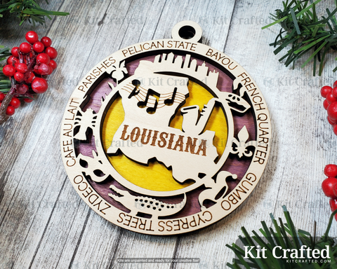 Louisiana State Ornament