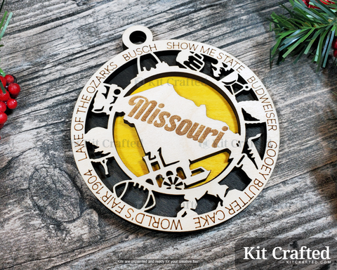 Missouri State Ornament