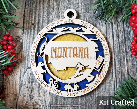 Montana State Ornament