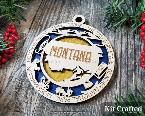 Montana State Ornament