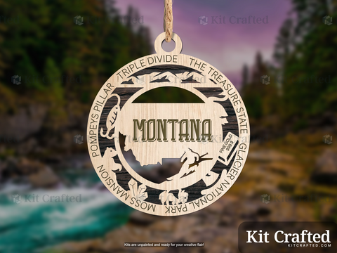 Montana State Ornament