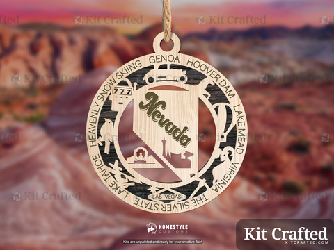 Nevada State Ornament